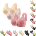 3 Pack Front Closure High Support Bras I60462