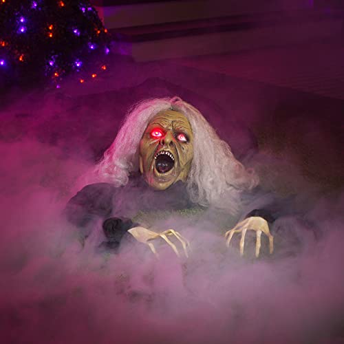 Zombie Halloween Decoration with Sound Effect & Lighted Eyes E506