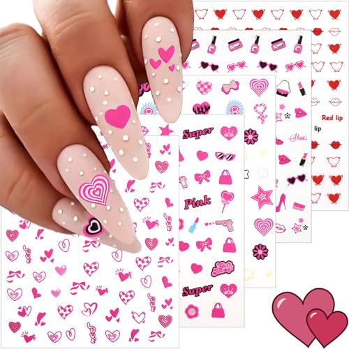 All Holiday Nail Stickers, 30 Sheets Self-Adhesive Nail Art Decals U7663