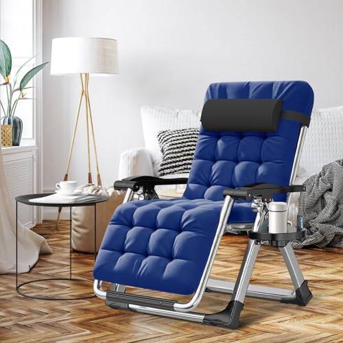 Zero Gravity Folding Lounge Chair with Removable Cushion O135025