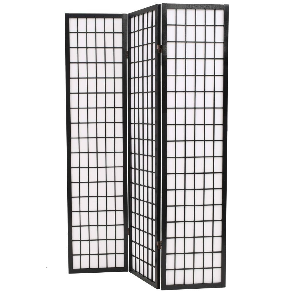 White Folding 5-Panel Room Divider K5991