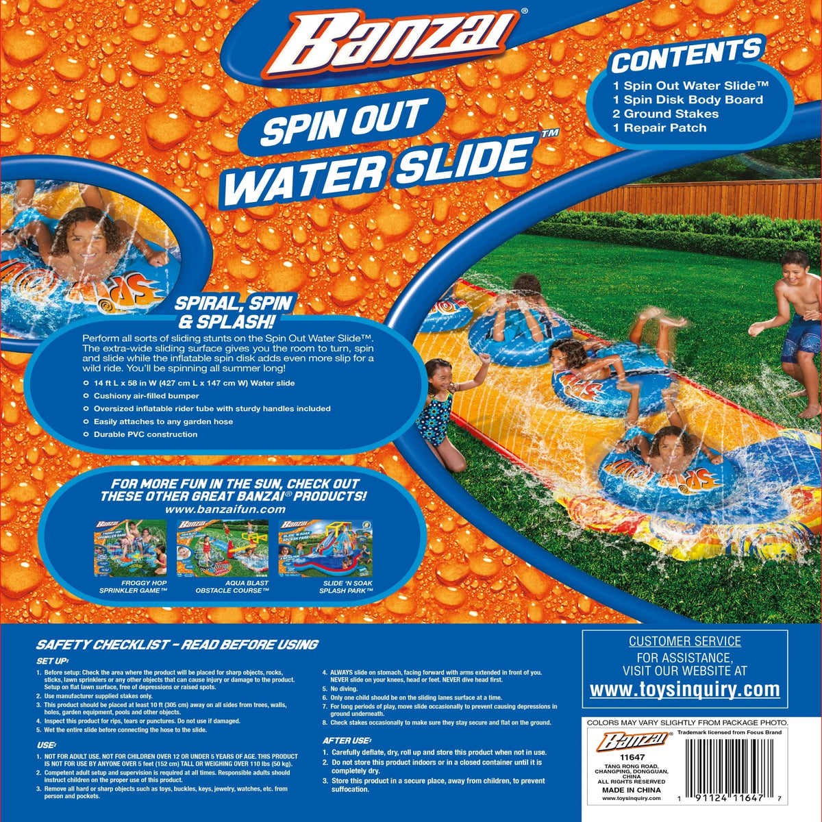 Inflatable Spin Disk Water Slide V205305