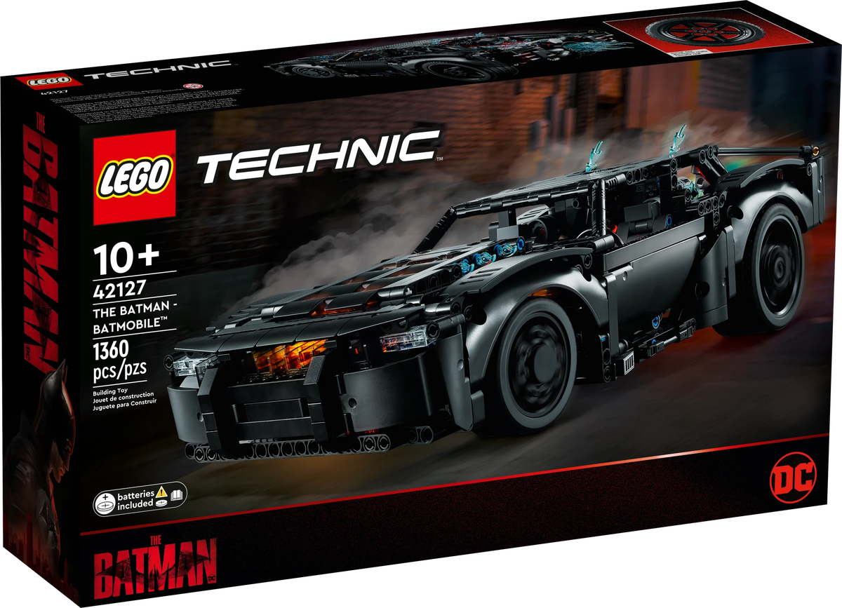LEGO Technic BATMOBILE 42127 Model Car Building Toy with Light Bricks M254