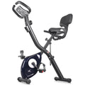 Folding Indoor Cycling Exercise Bike 10-Levels Resistance L9431