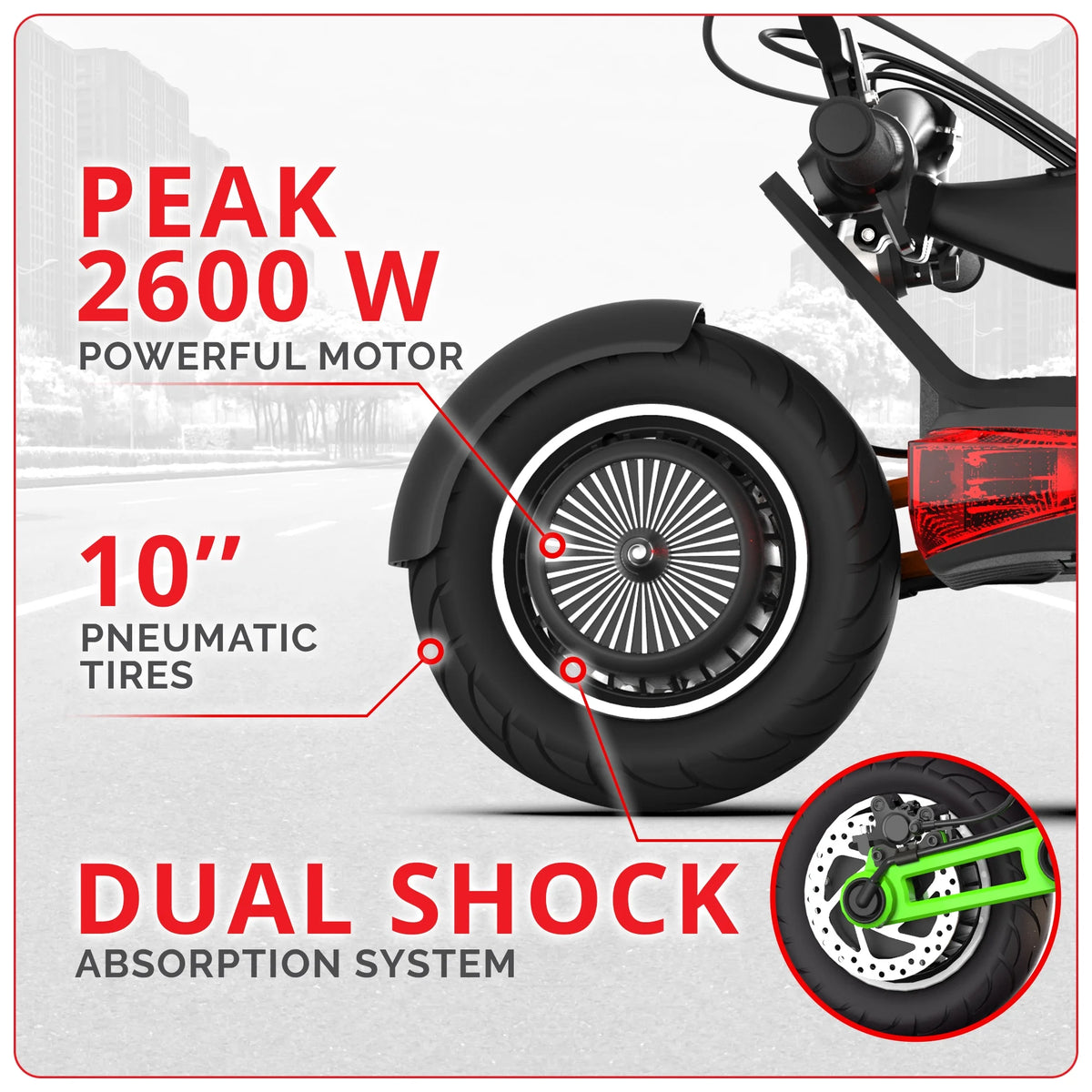 Green Electric Scooter Y209944