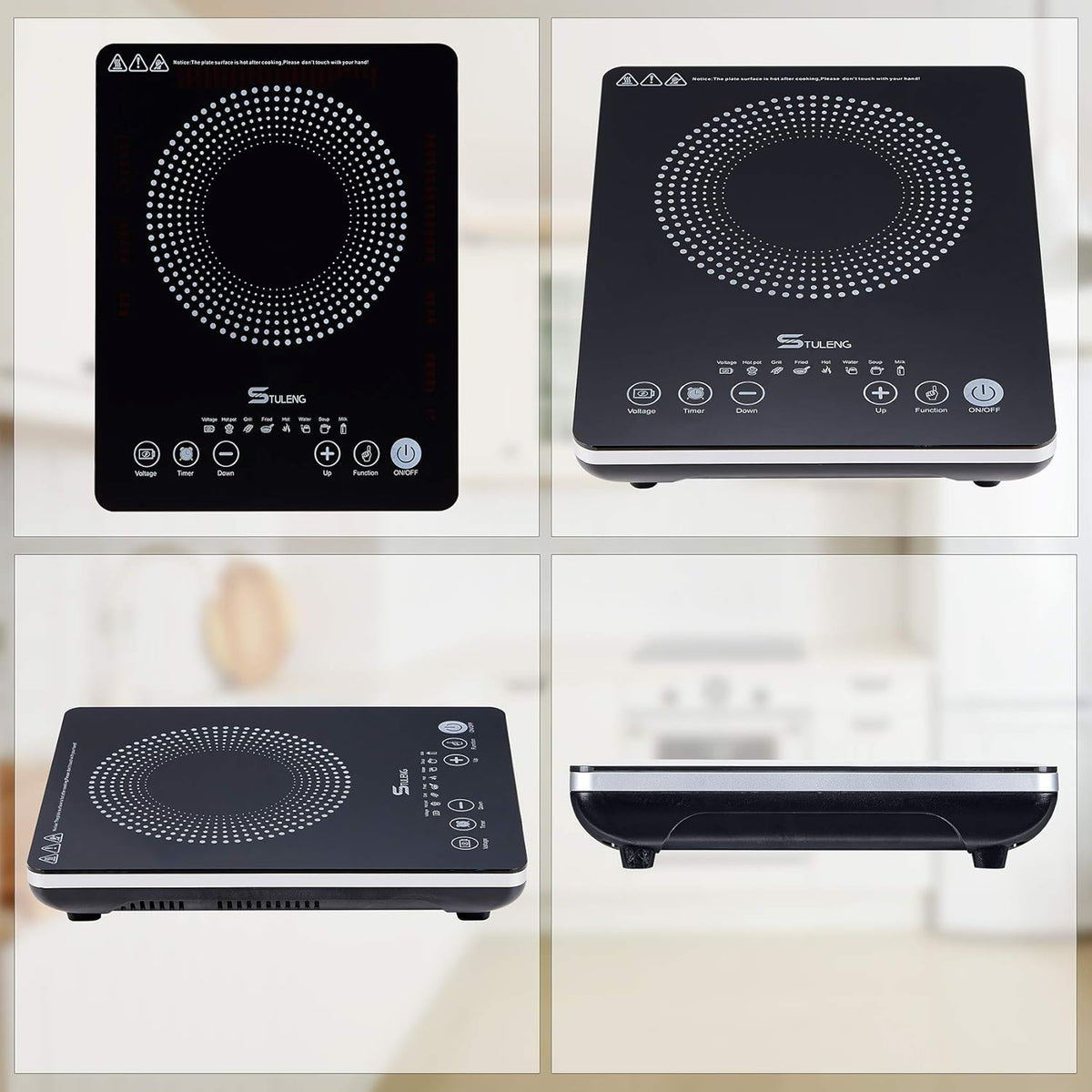 Portable 1300W Infrared Single Burner Cooktop Z943052