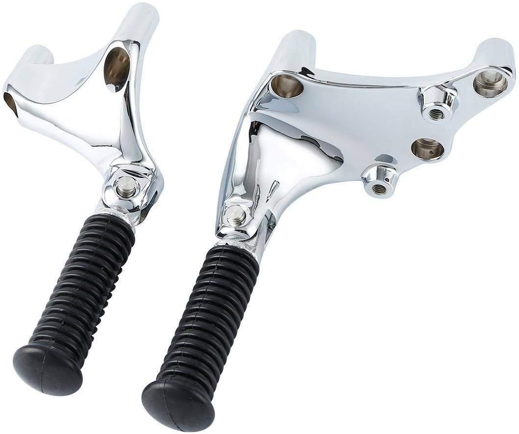 Foot Pegs with Brackets Black Pack of 2 H35115