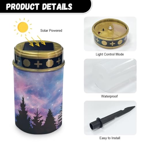 Solar Powered Cemetery Stake Lights F275
