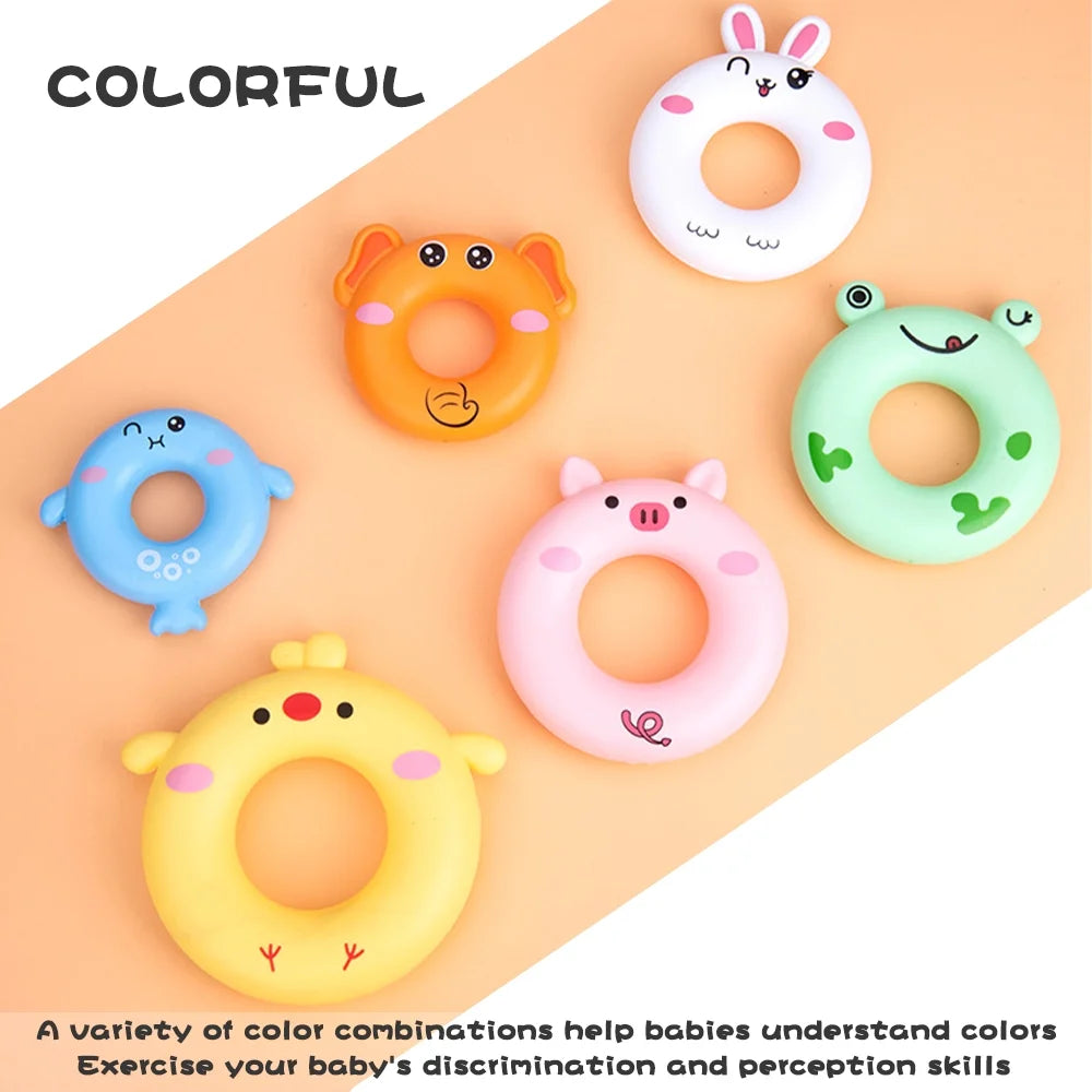 7 Pcs Soft Stacking Rings Toy U92059