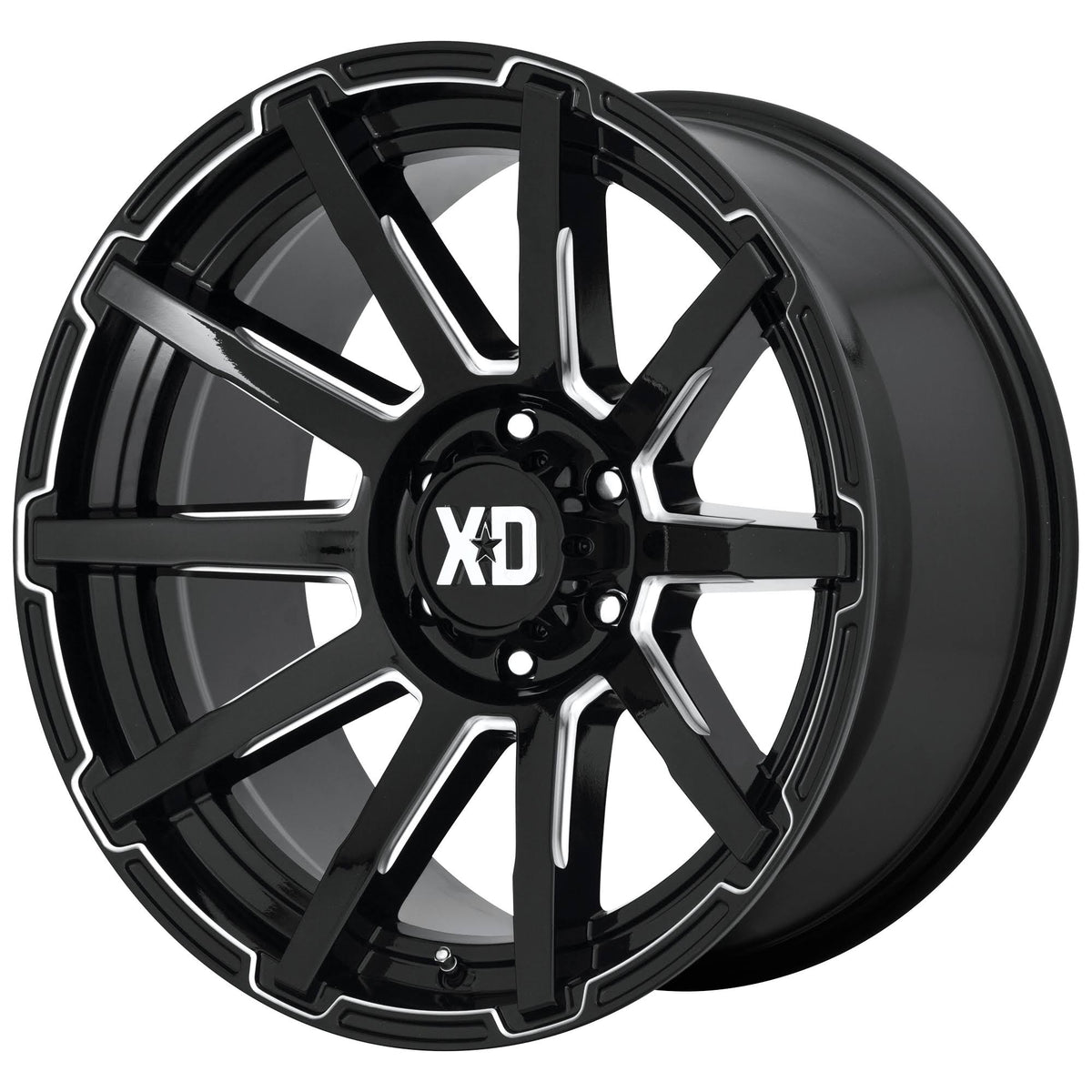Milled Gloss Black Wheel N90188