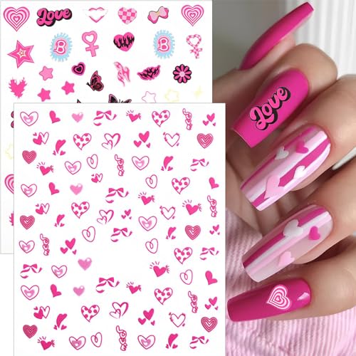 All Holiday Nail Stickers, 30 Sheets Self-Adhesive Nail Art Decals U7663