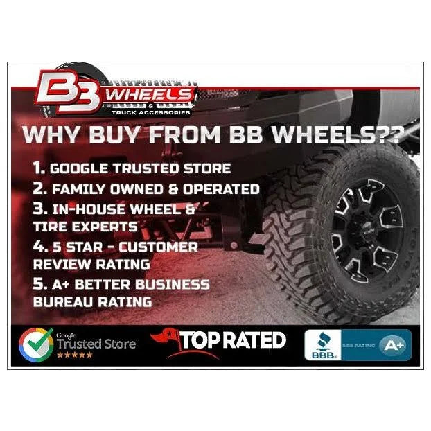 17x9 5x120.65 Black Wheel W10976