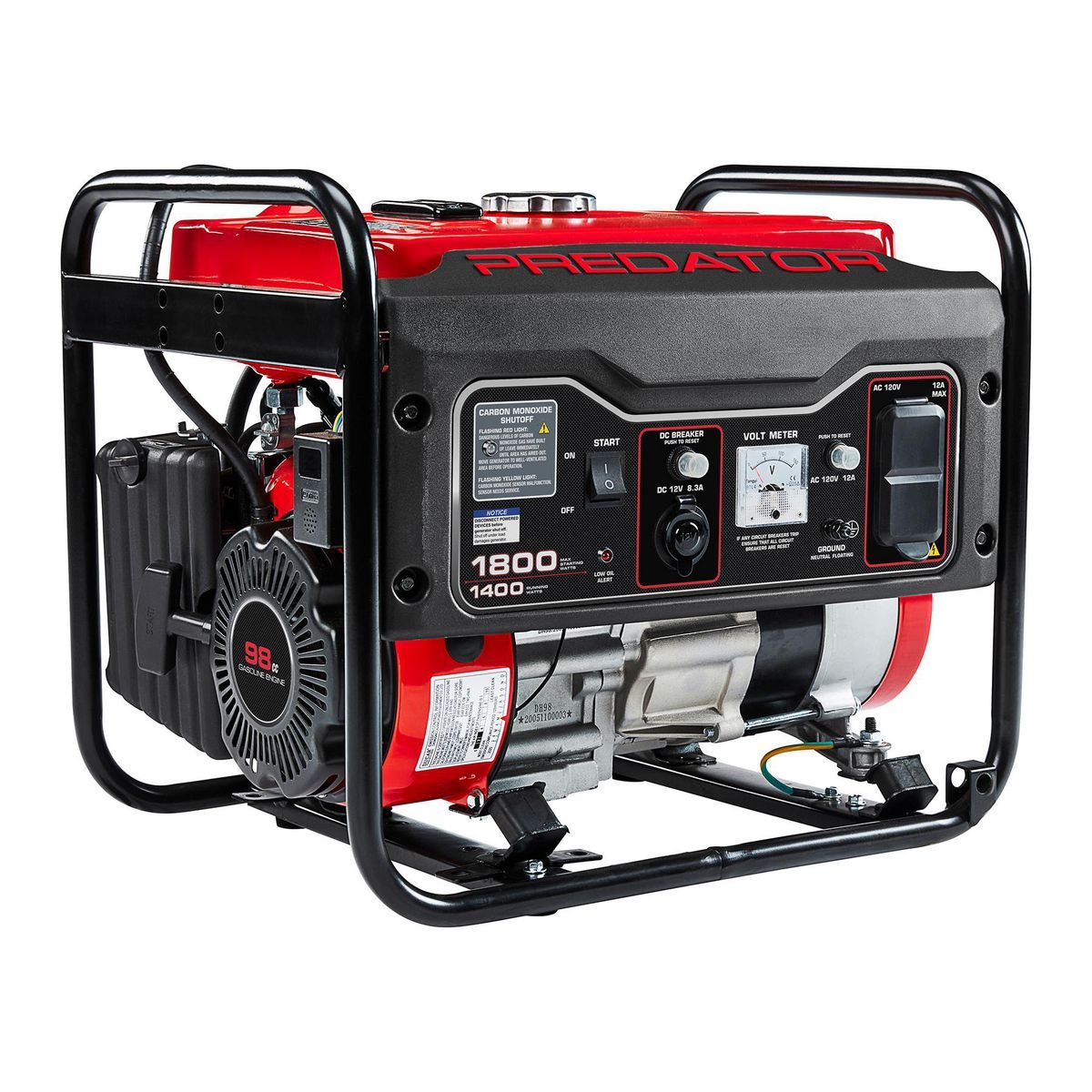 1800 Watt Gas-Powered Portable Generator C75344