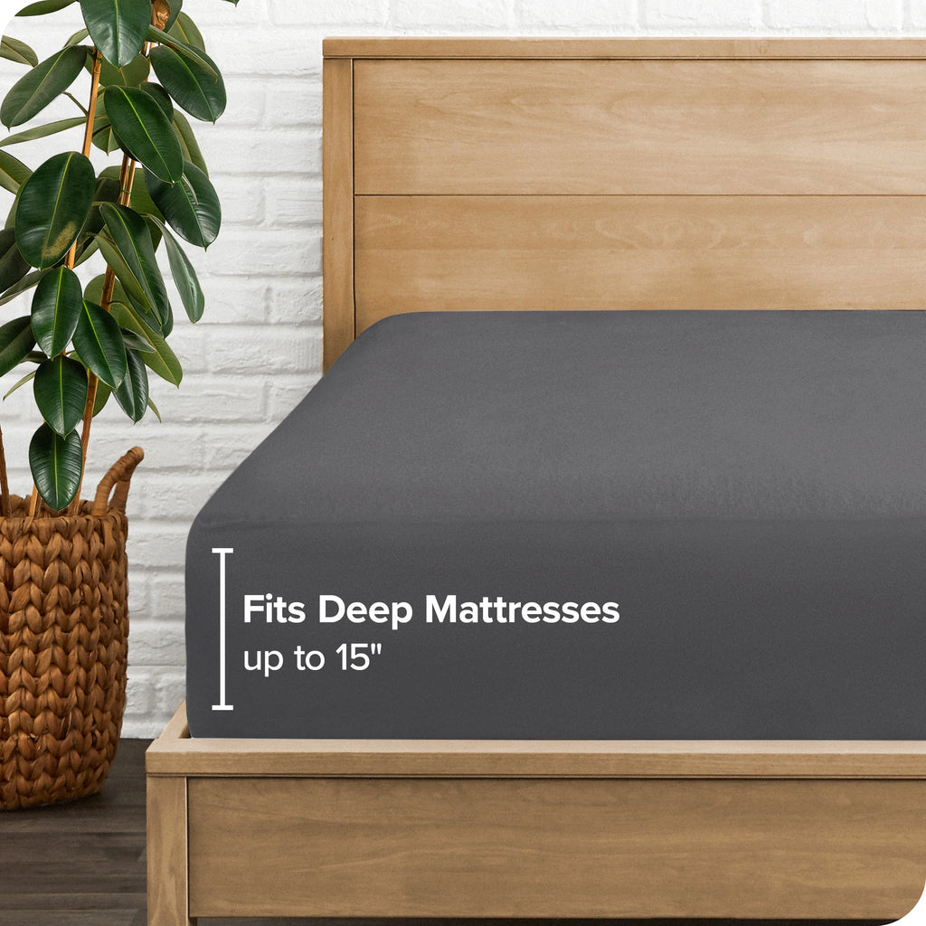 Twin XL Gray Waterproof Mattress Protector U199818