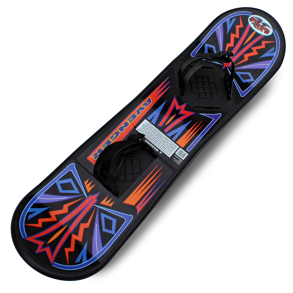 Plastic Snowboard with Foot Straps M97639
