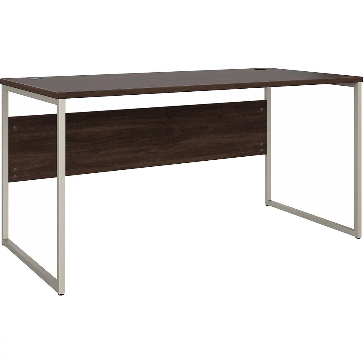 Black Walnut Engineered Wood Computer Desk O430641