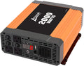 2000W Power Inverter 12V to 110V Digital LCD Display 3AC Outlets 2.1A USB Car Inverter U323