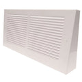 Imperial White Steel Triangular Baseboard Grill Y83056