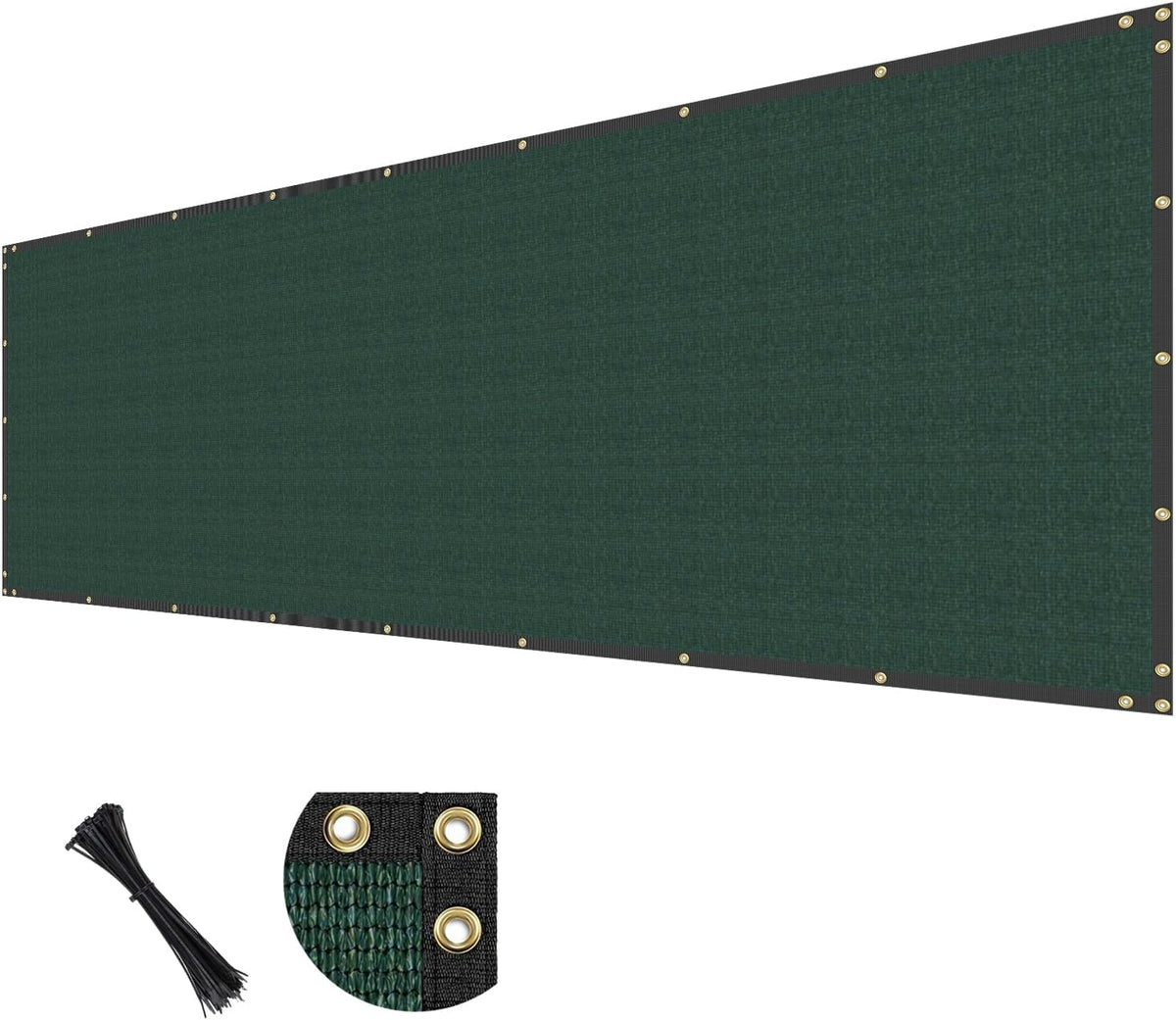 Green 5' x 25' Privacy Fence Screen T7908