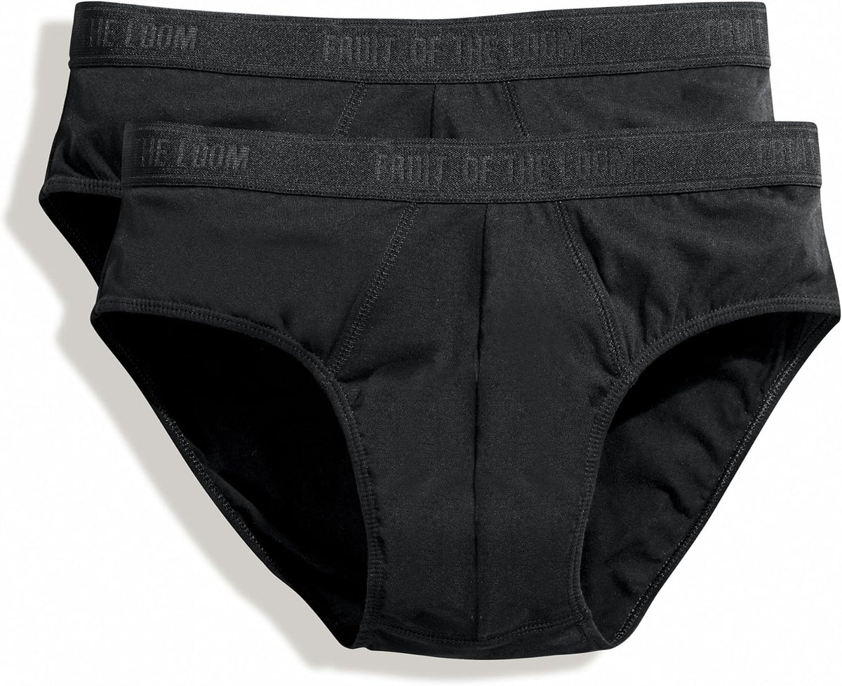 Mens Classic Sport Briefs (Pack of 2) (White) S62828