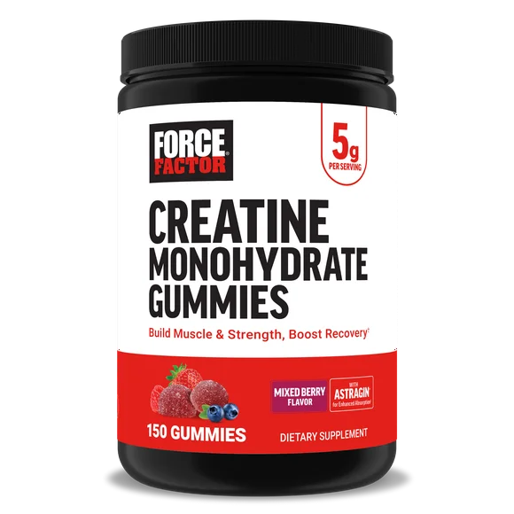 Mixed Berry Creatine Monohydrate Gummies 30 Servings T92391