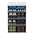 Portable Black Shoe Storage Organizer Tower D581943
