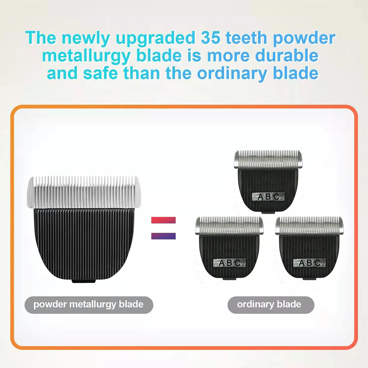 Dog Grooming Kit, 12V Pet Hair Trimmer Set, Pack of 2 Q19817