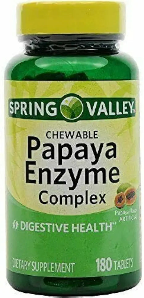Papaya Enzyme Complex 180 Chewable Tablets T2398