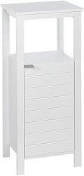 White Single Door Floor Cabinet H6174
