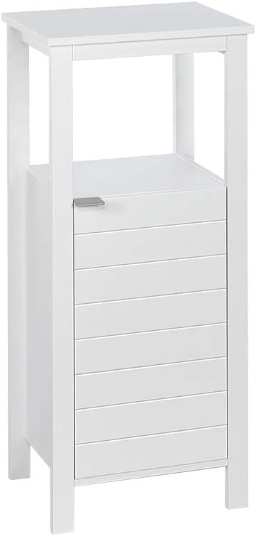 White Single Door Floor Cabinet H6174