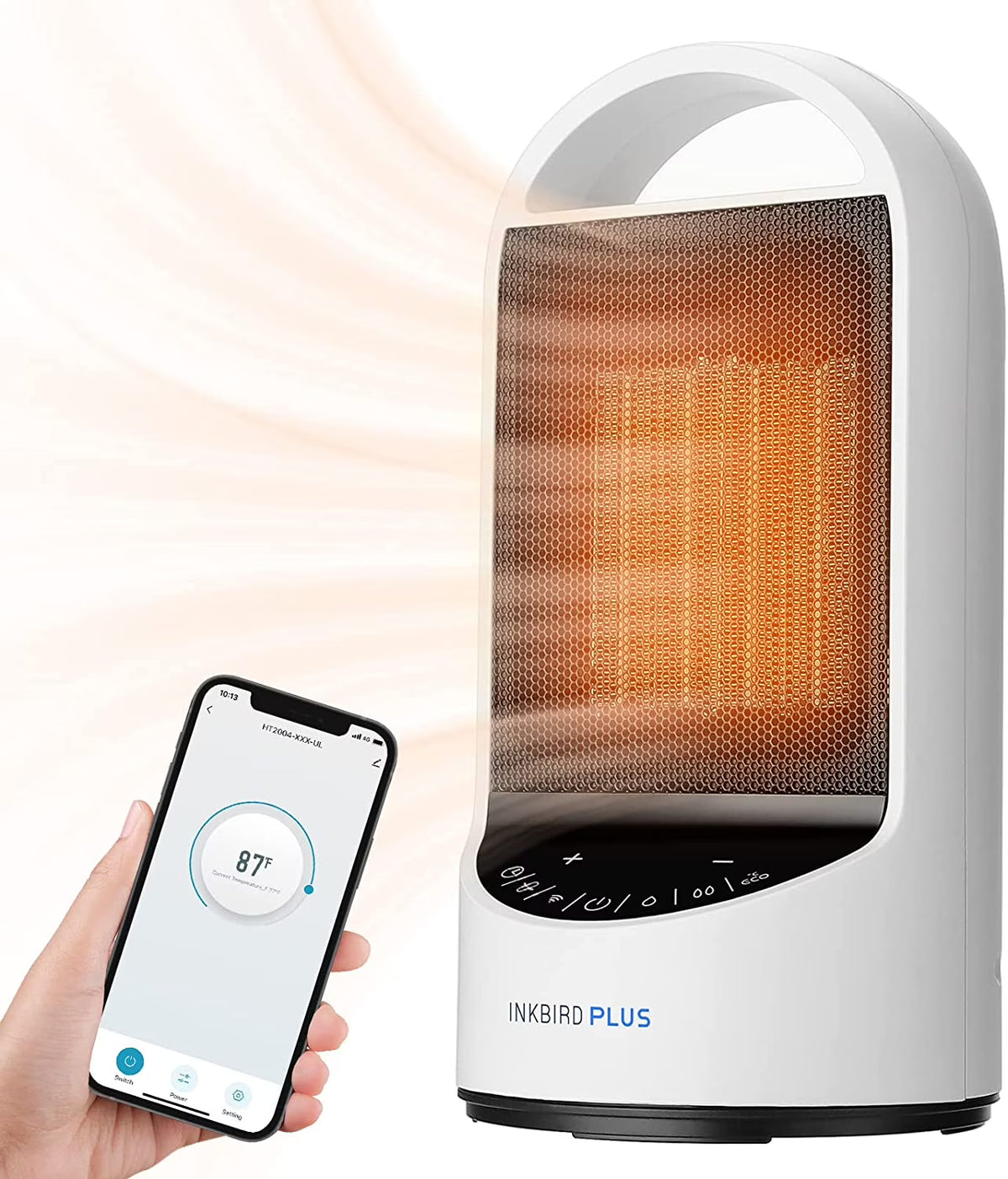 1500W Portable WiFi Space Heater with 24 Hours Timer U4078