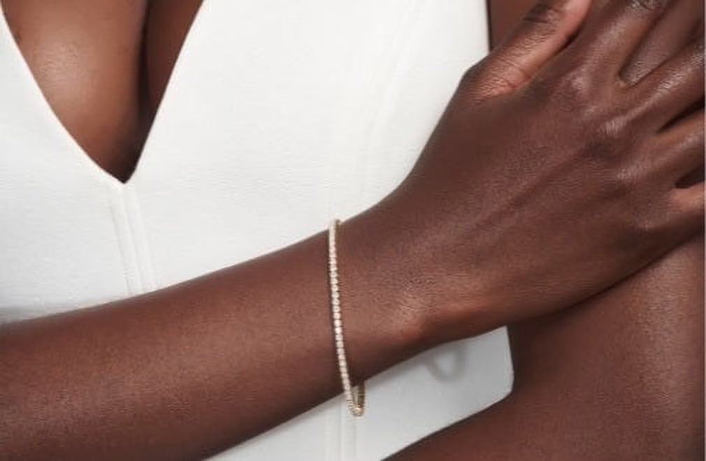 Moissanite Tennis Bracelet F12655