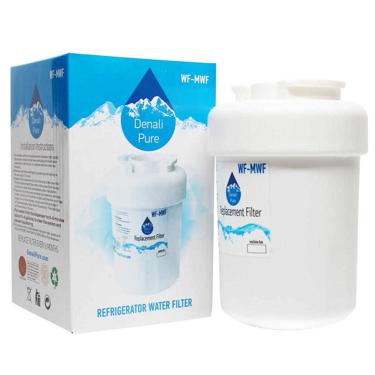 2-Pack Replacement Refrigerator Water Filter G854