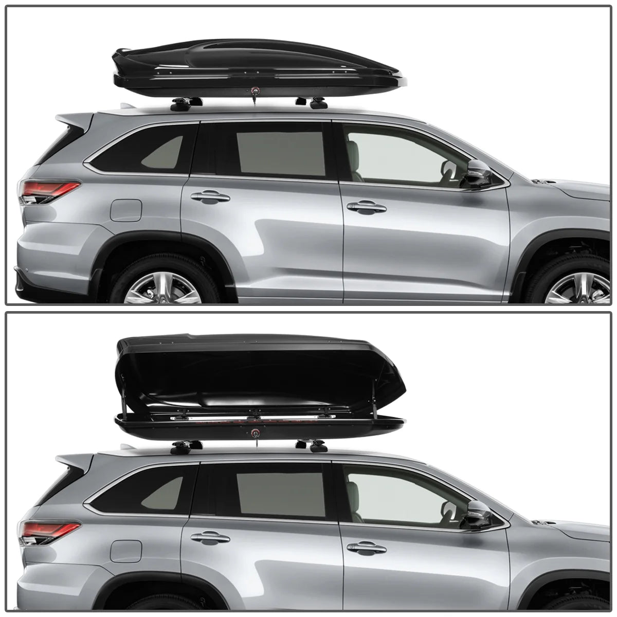 135cm Adjustable Aluminum Roof Top Cross Bar with Storage Cargo Baggage Carrier T8659