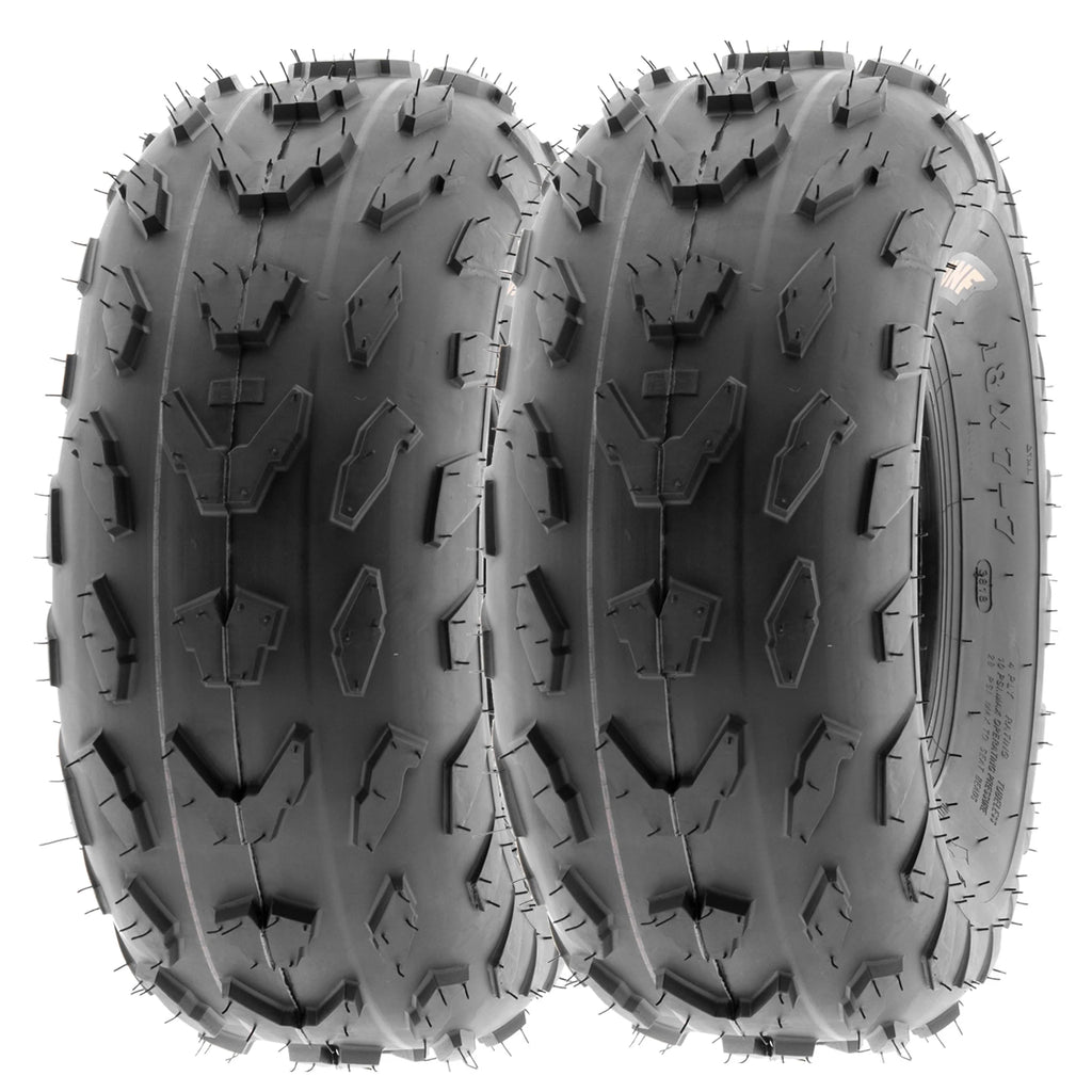 All Trail ATV UTV Tires 18x7-7 4 PR Pair of 2 Q99997