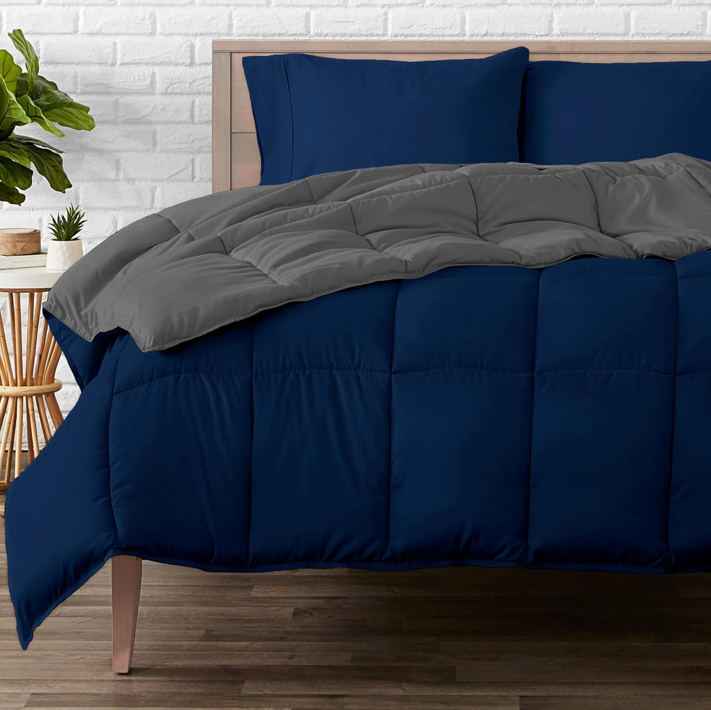King/California King Comforter, Black/Grey R520708