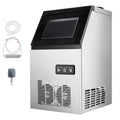 Commercial Ice Maker Machine 90LBS/24H Stainless Steel Freestanding T267289
