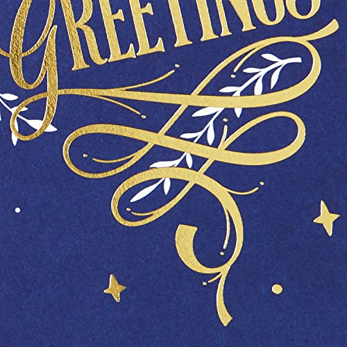 Boxed Christmas Cards Assortment, 6 Designs, 72 Cards with Envelopes A8341