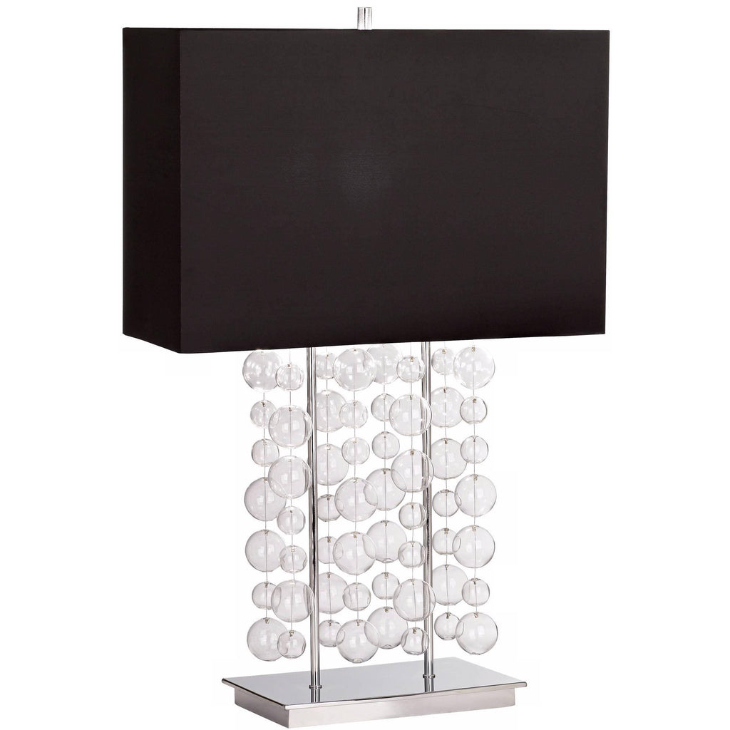Clear Bubble Cascade Table Lamp L5675