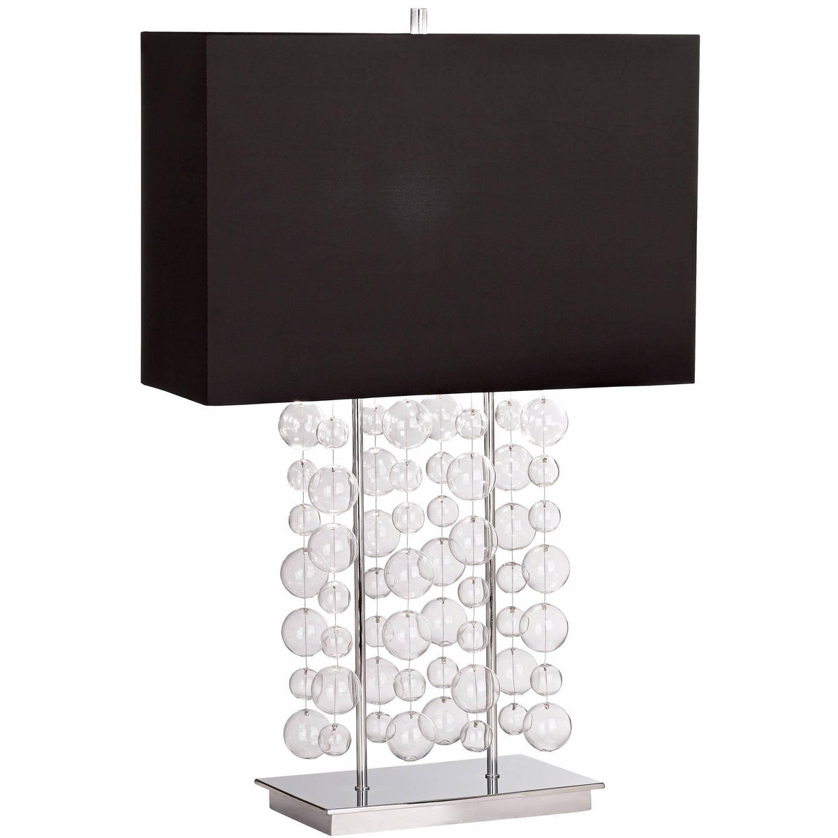 Clear Bubble Cascade Table Lamp L5675