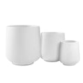Round Concrete Planter Set of 3 Sizes F268056