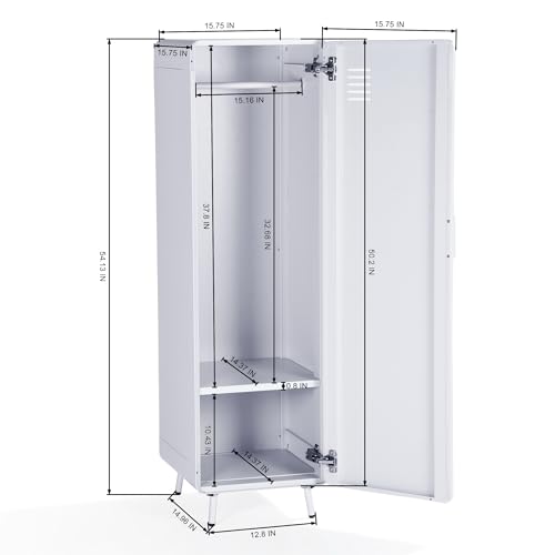 Metal Storage Cabinet with Ventilated Doors N562