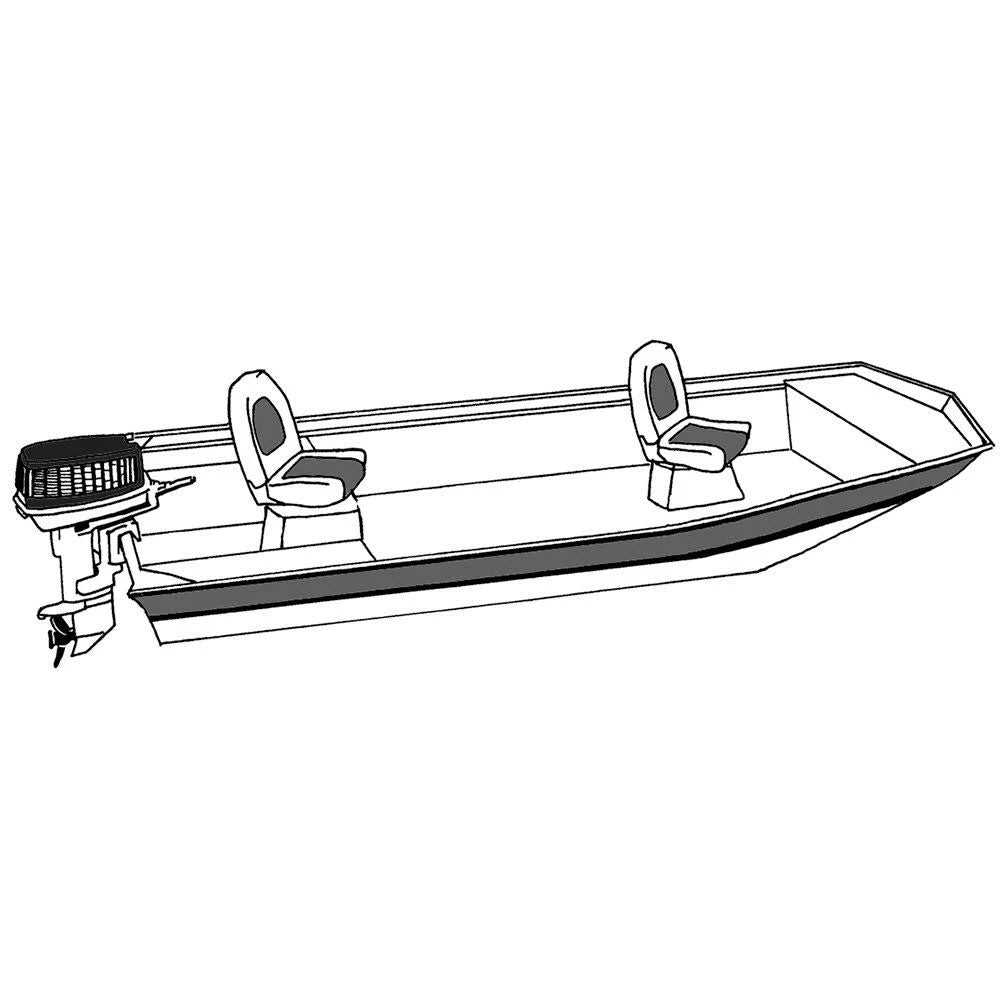 Grey Boat Cover for Open Jon Boats W79455