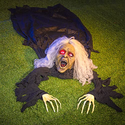 Zombie Halloween Decoration with Sound Effect & Lighted Eyes E506