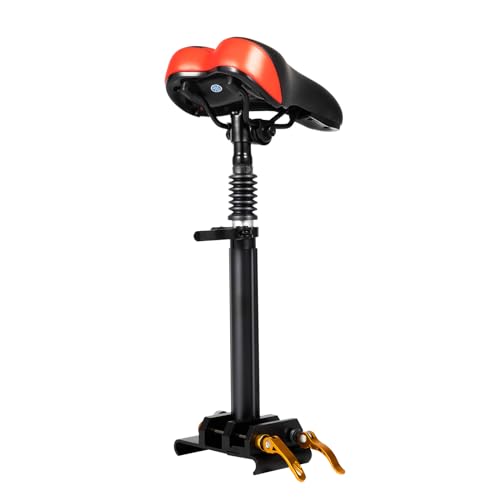 Foldable Adjustable Universal Scooter Seat Replacement with PU Cushion Aluminum Rod I713291