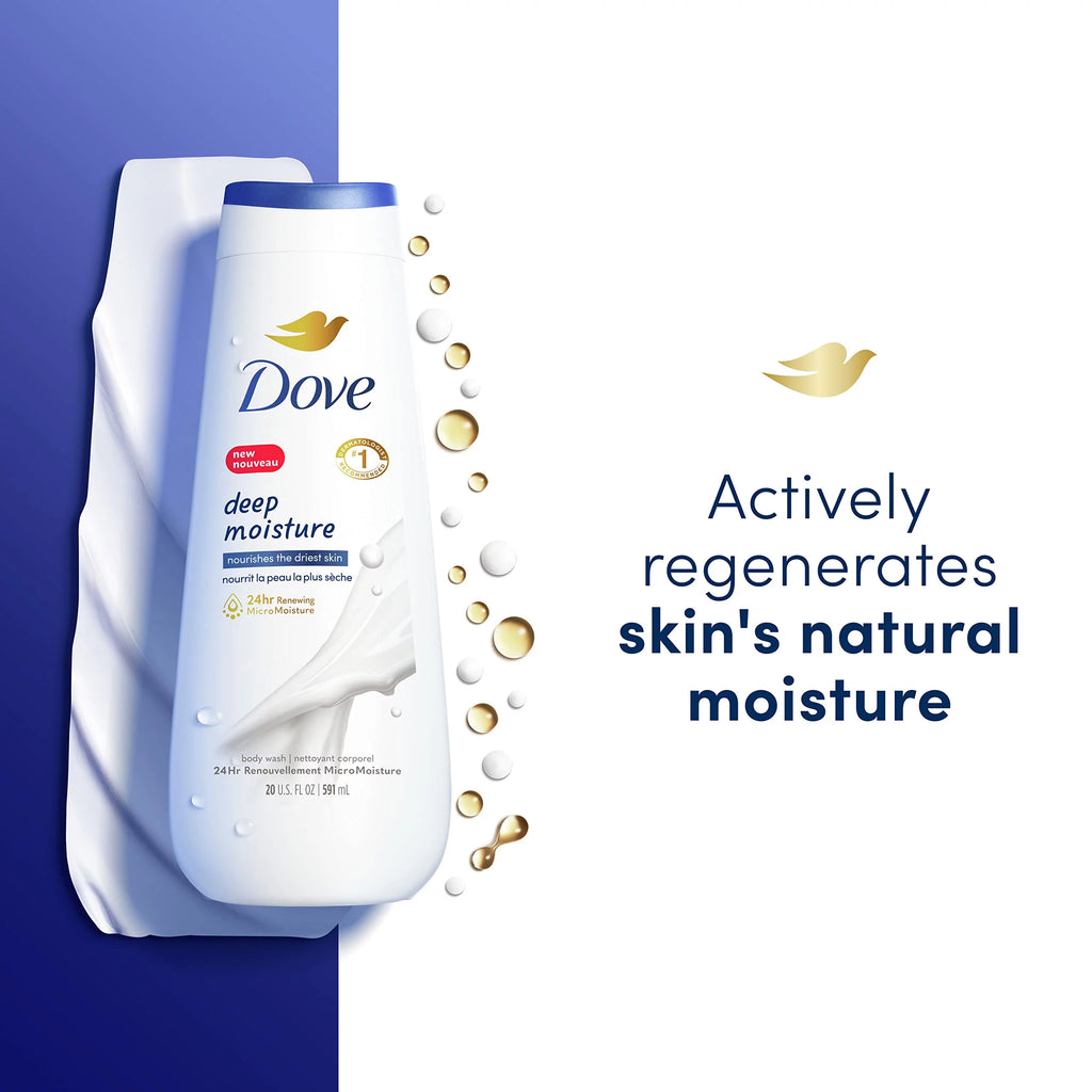 Deep Moisture Body Wash 4 Count 20 Oz C215497