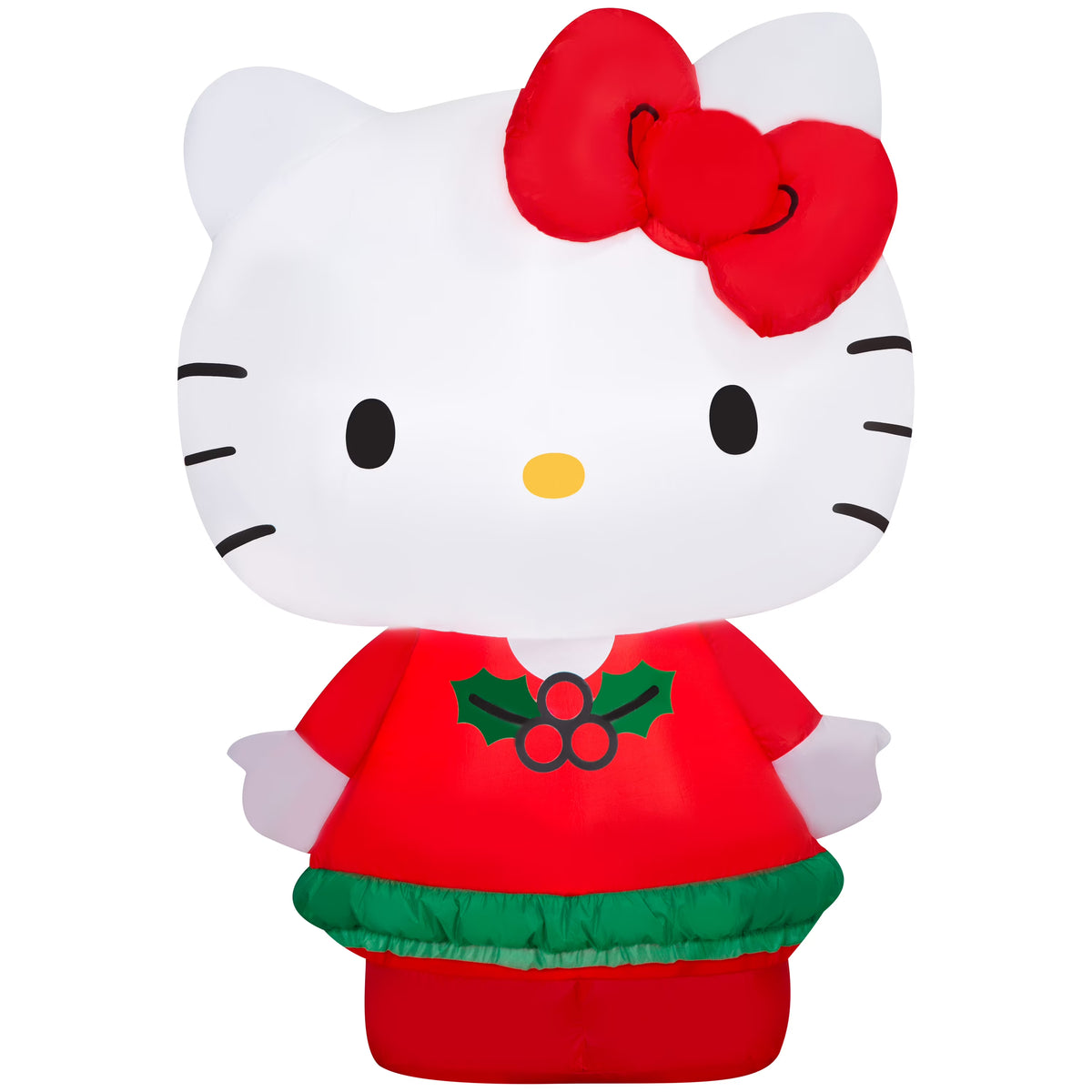 Airblown Inflatables Christmas Hello Kitty with Red Dress K12740