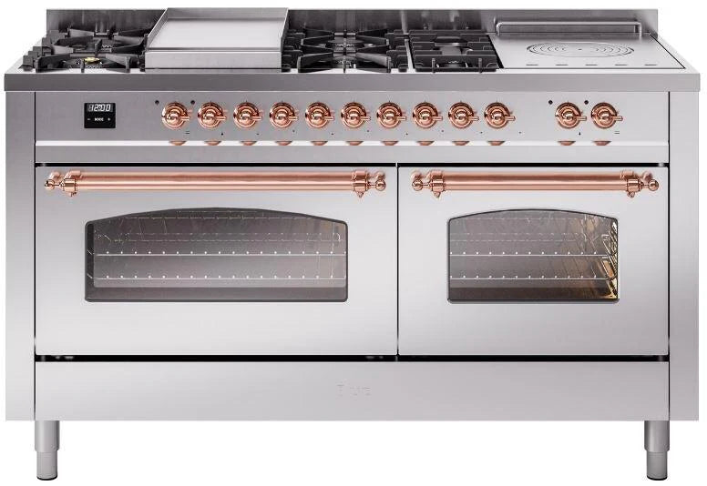 60 Dual Fuel Natural Gas Range Stainless Steel T938385