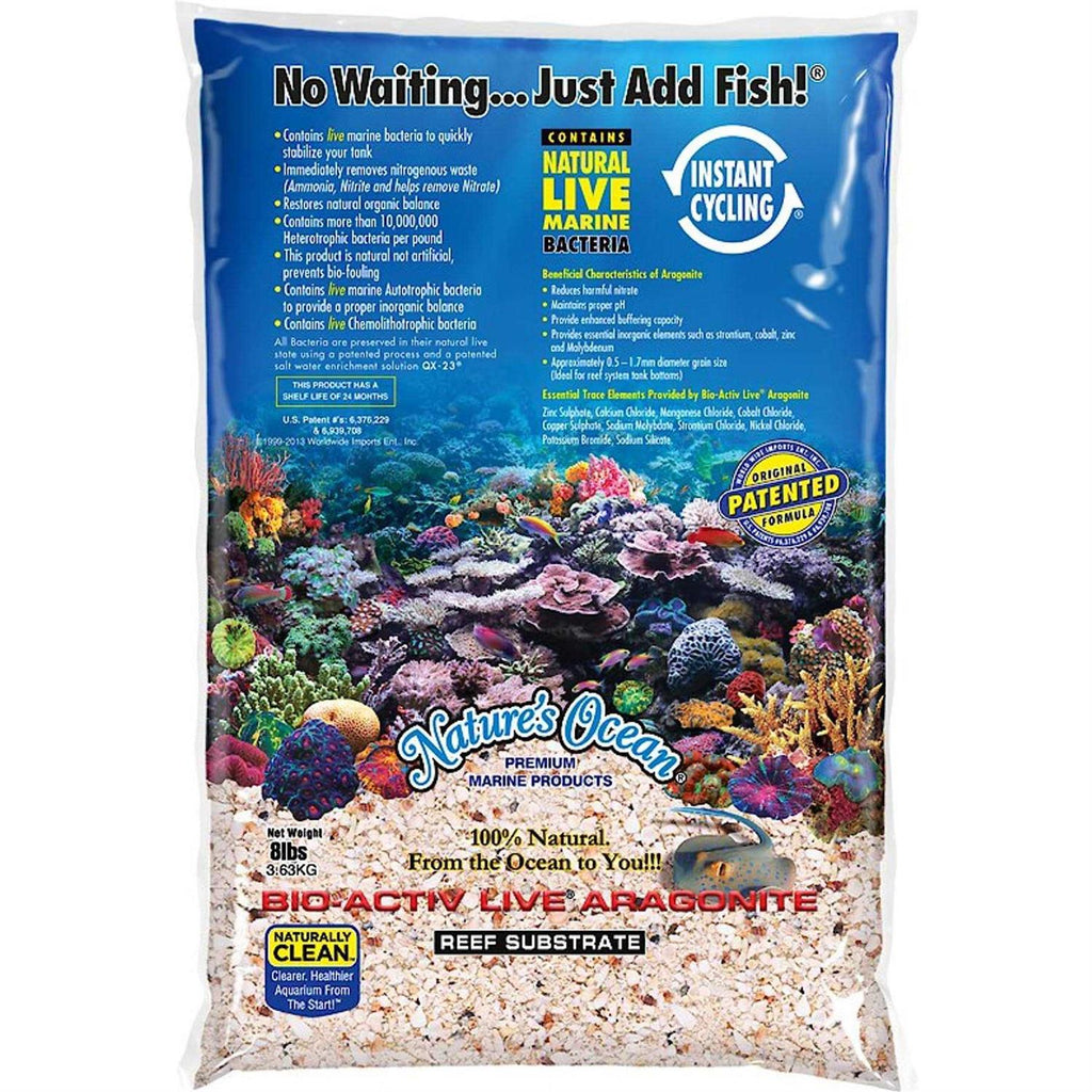 Live Aragonite Saltwater Aquarium Sand Y47420