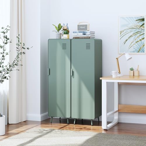 Metal Storage Cabinet with Ventilated Doors N562